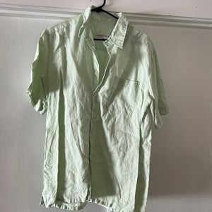 Mens linen dress shirt